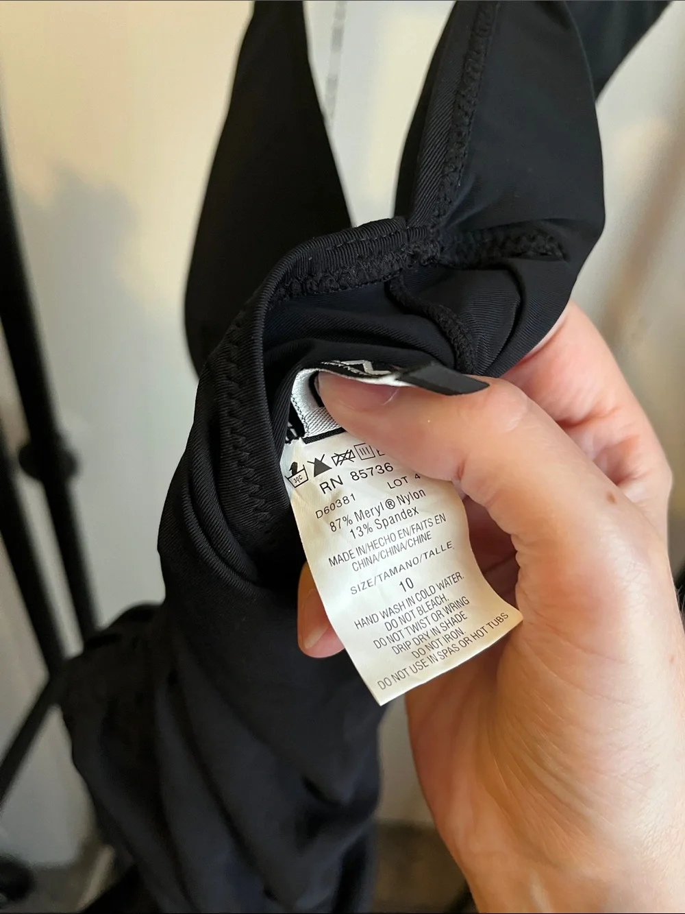 DKNY Black Halter Swimsuit - Picture 3 of 9